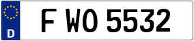 Truck License Plate